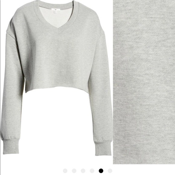 bp Sweaters - BP. Crop V-Neck Sweatshirt New